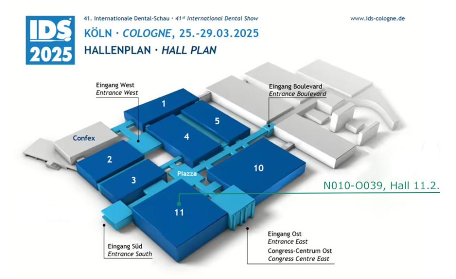 Köln hall plan